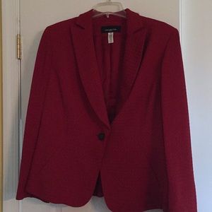 Burgundy blazer